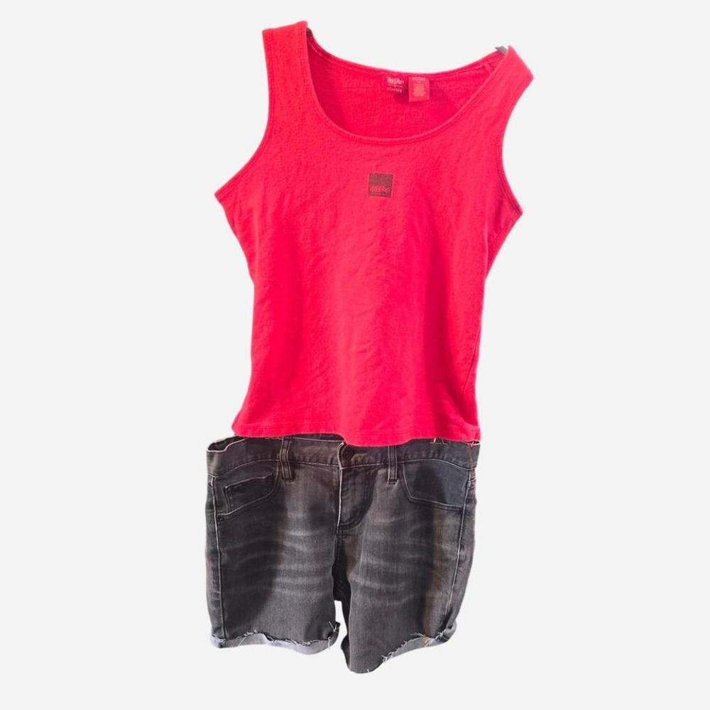 WOMENS Y2K/90'S RED MOSSIMO TANK‎ MEDIUM